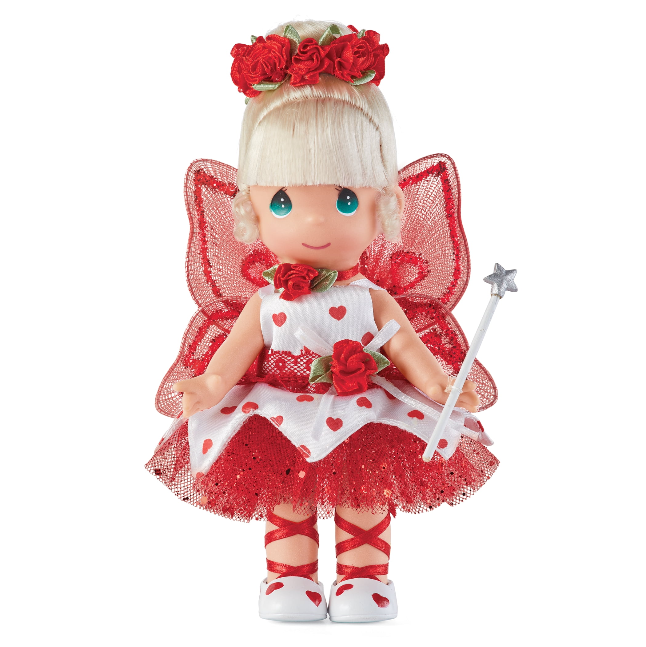 Collections etc precious moments enchanted valentine tinkerbell doll