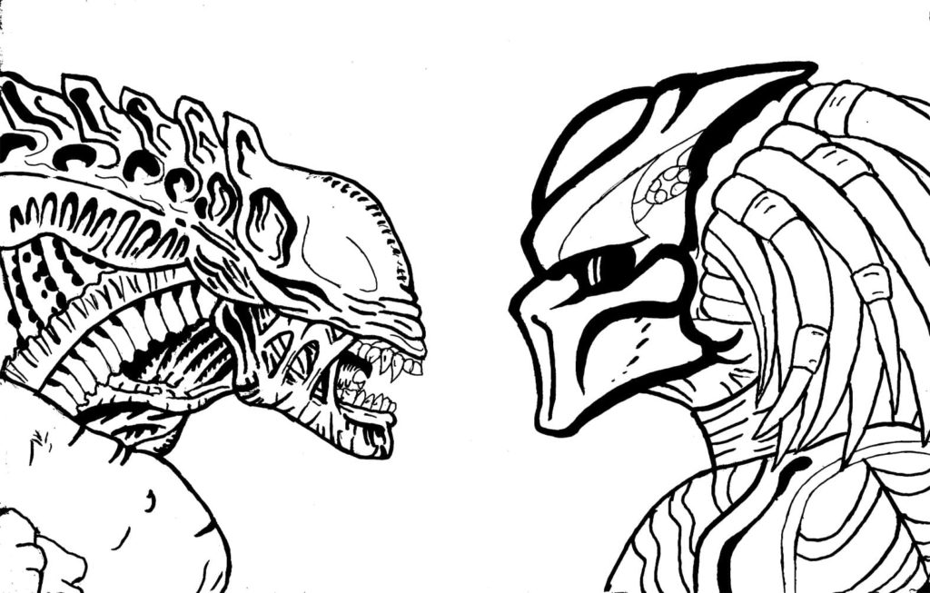 Predator coloring pages