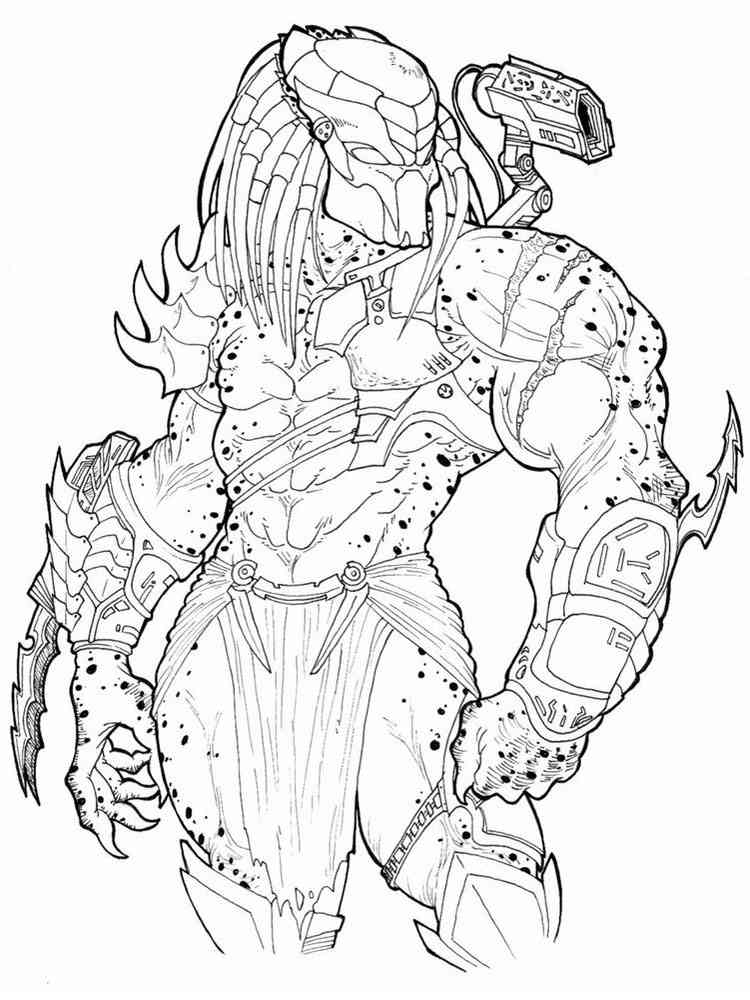 Predator coloring pages