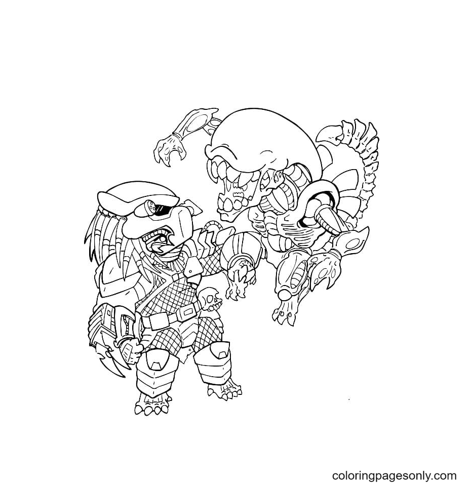 Predator coloring pages printable for free download