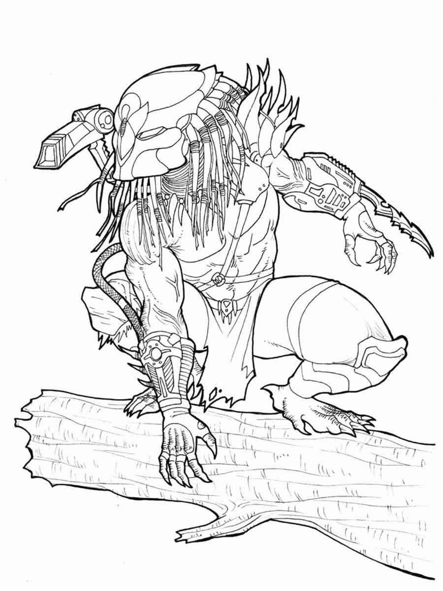Predator coloring pages