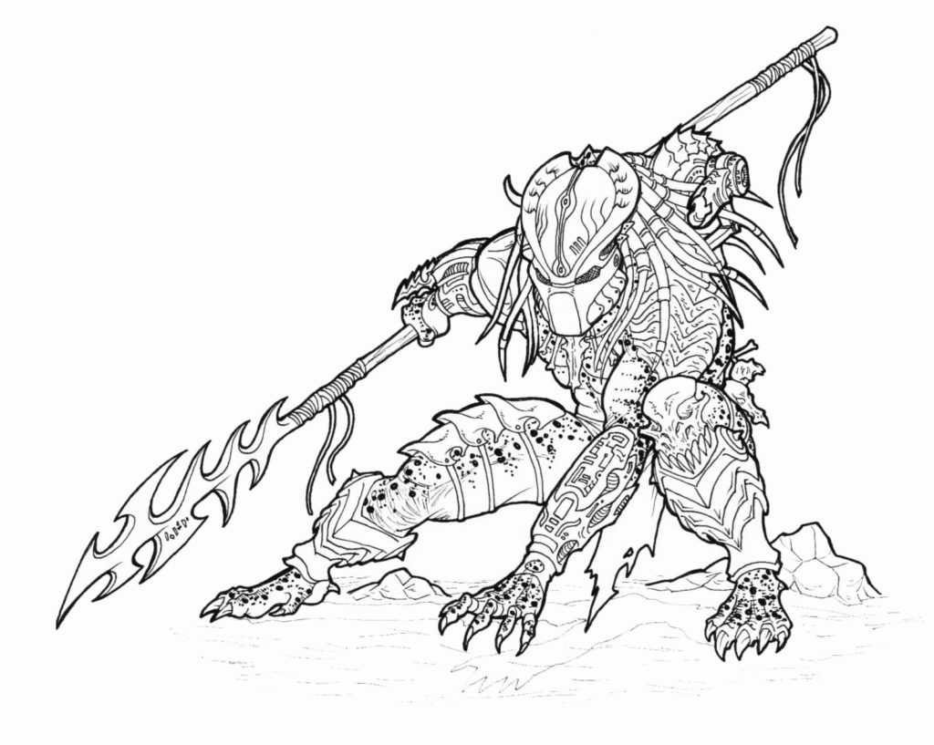 Predator coloring pages