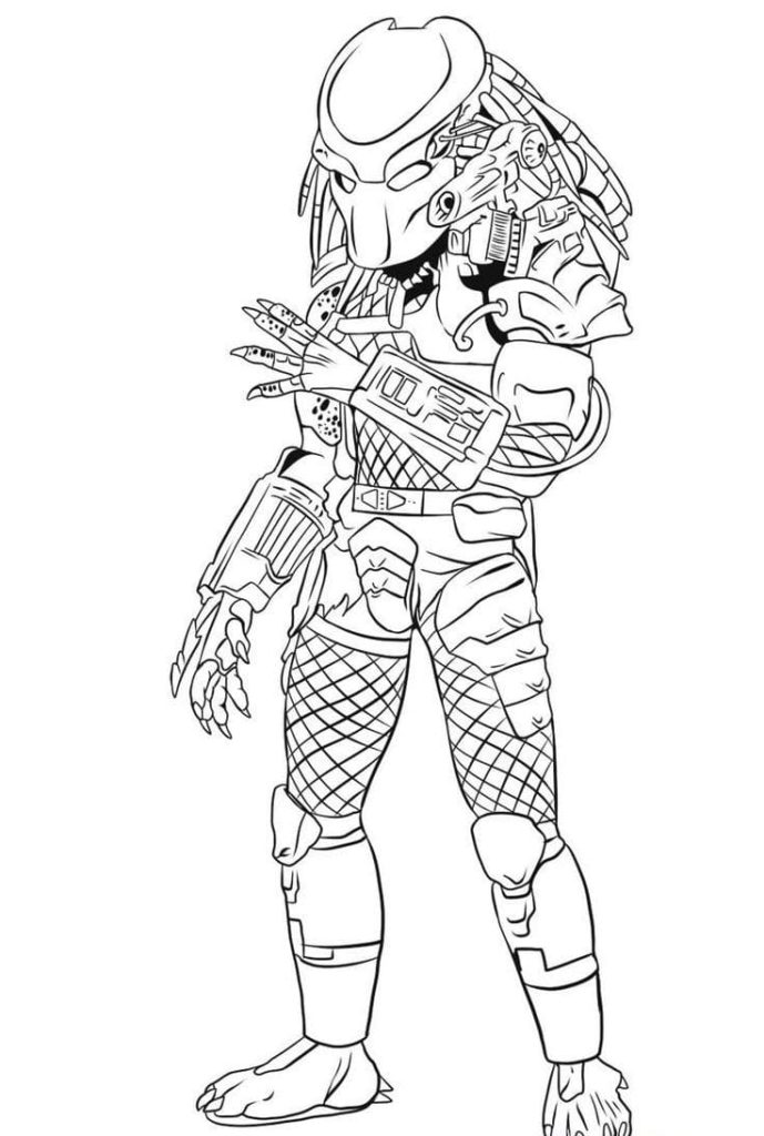 Predator coloring pages