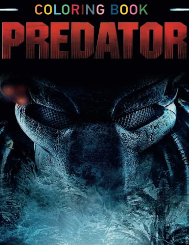Predator coloring book an kids coloring book with fun easy and relaxing coloring pages cute alien inspired scenes and designs for stress by christopher anthony