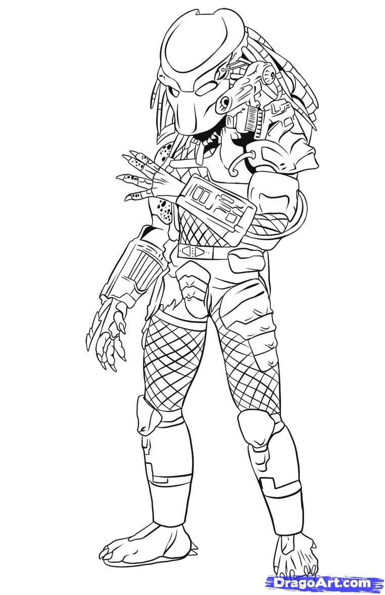 Predator coloring pages spiderman coloring predator art predator artwork