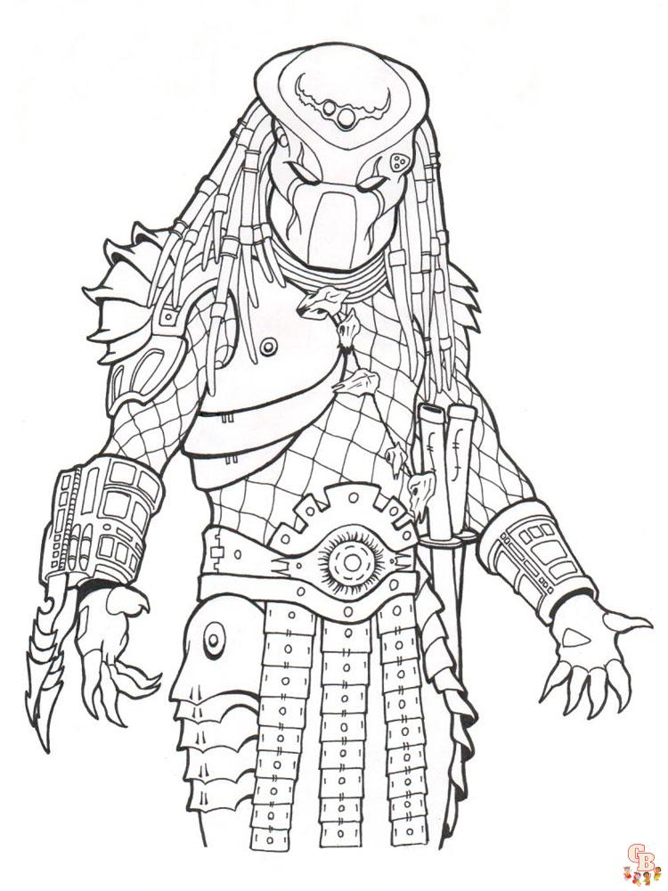 Find the best predator coloring pages for free on