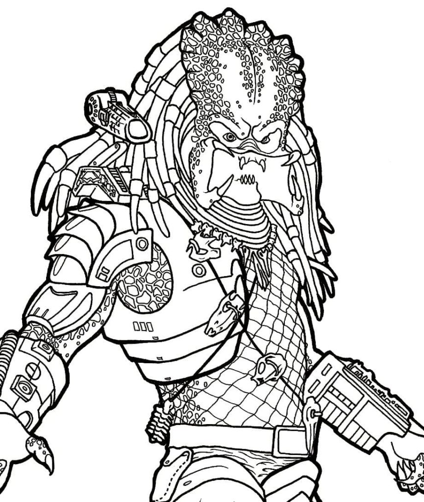 Predator coloring pages