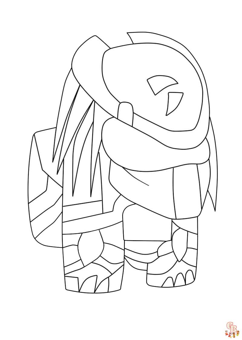 Find the best predator coloring pages for free on