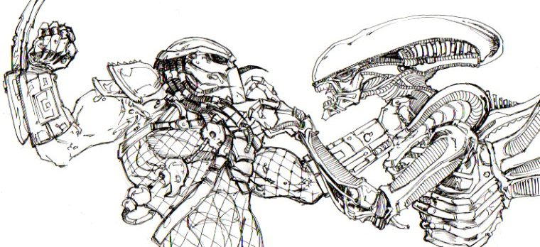 Alien vs predator avp by chrisozfulton on