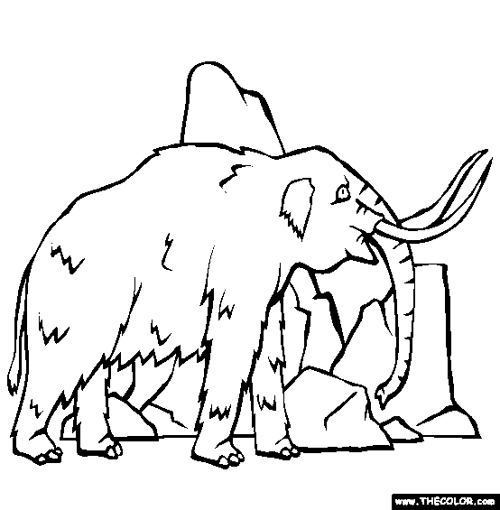 Prehistoric aals online coloring pages
