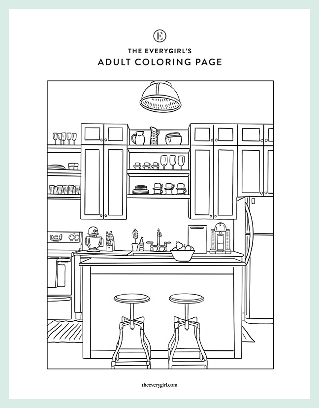 Week the everygirls free printable coloring pages the everygirl