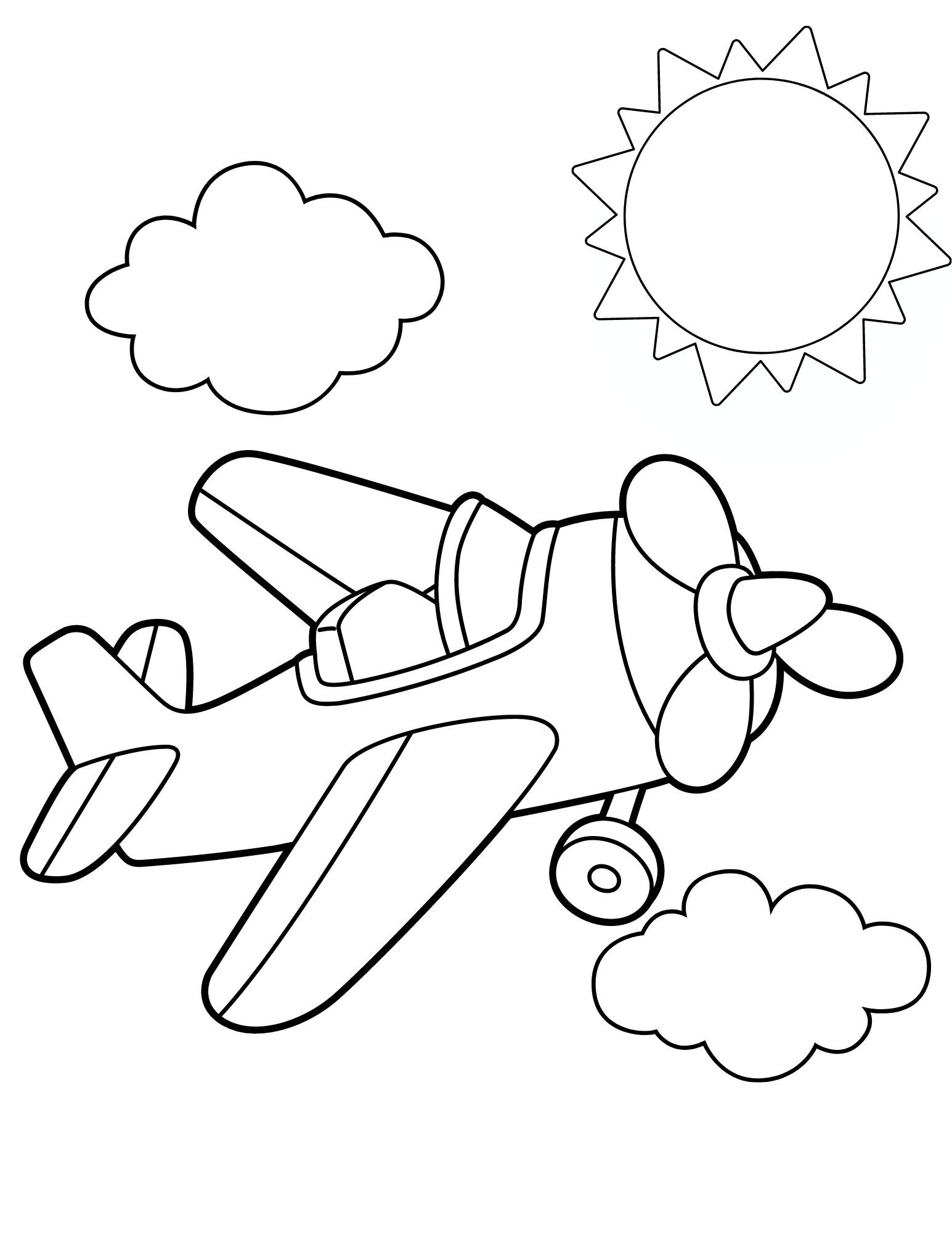 Airplane coloring pages airplane pdf airplane printables