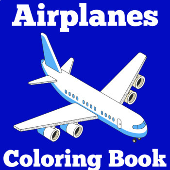Airplanes coloring book pages worksheets preschool kindergarten helicopter