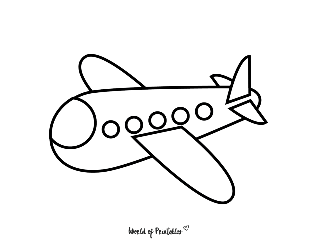 Easy coloring pages for kids
