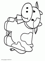 Preschool coloring pages animals