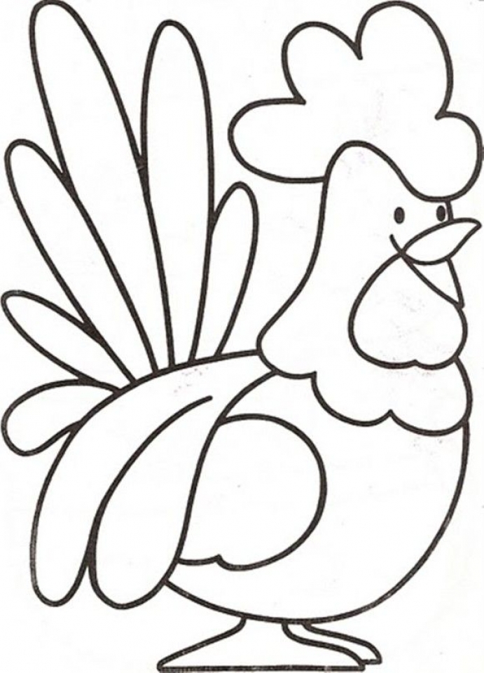 Get this easy farm animal coloring pages for preschoolers iz
