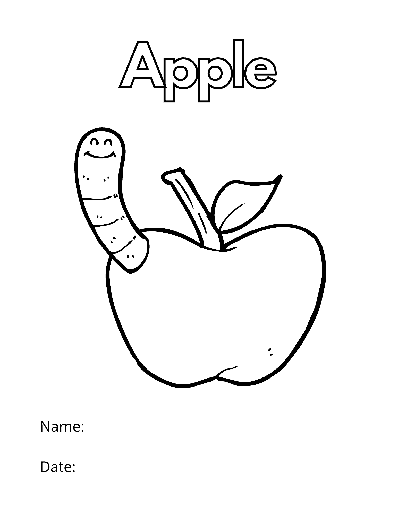 Apple coloring pages ð ð unleash a world of fruity fun and creativity