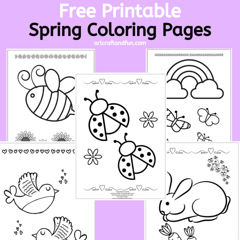 Free printable spring worksheets for preschoolers