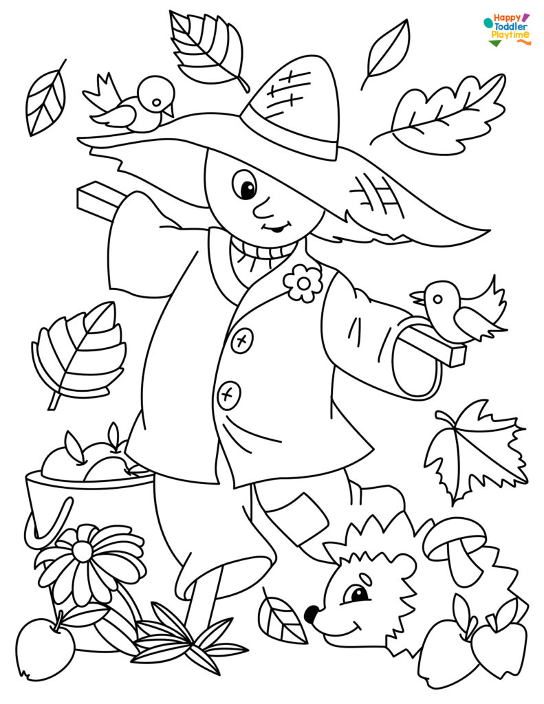 Fantastic fall coloring pages for kids