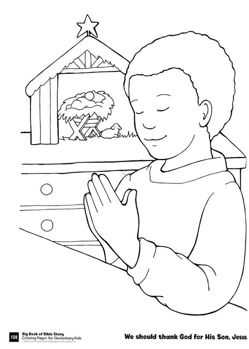 Big book of bible story coloring pages for elementary kids â one stone biblical resources