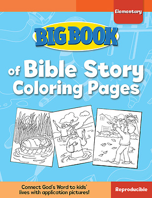 Big book of bible story coloring pages for element