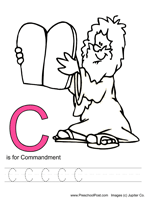 Abc bible coloring pages