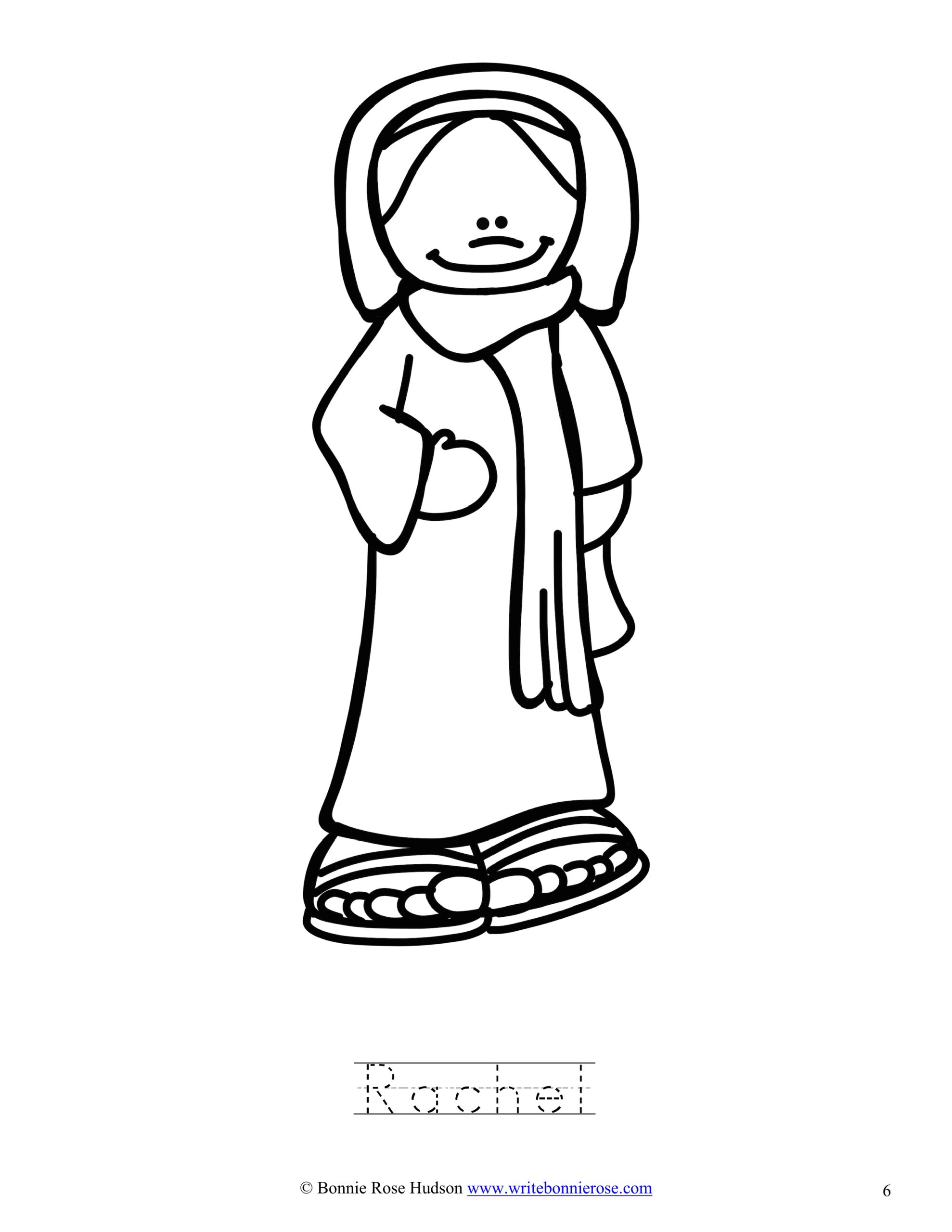 Women of the bible coloring book