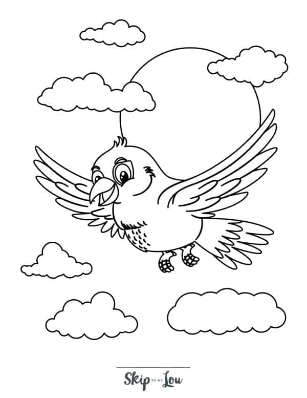 The most adorable bird coloring pages skip to my lou