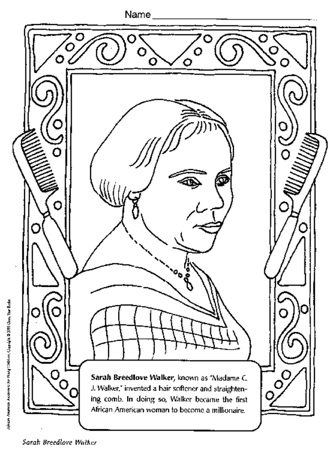 Best black history coloring pages for kids
