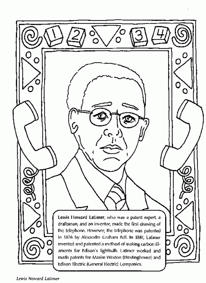 Black history month coloring pages