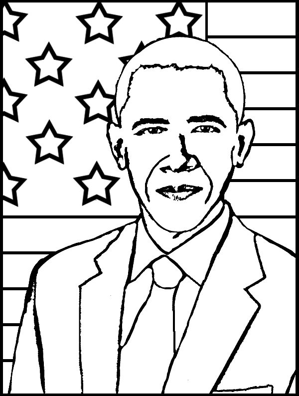 Barack obama coloring pages black history month art black history month preschool black history month activities