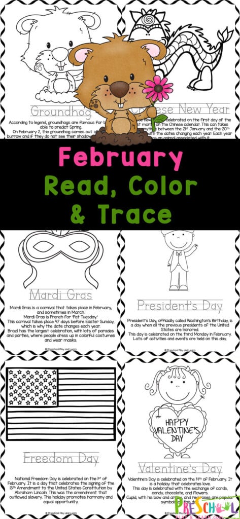 Ð february coloring pages for preschoolers