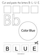 Blue coloring pages