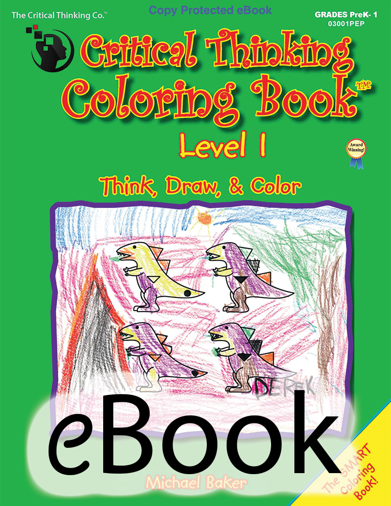 Critical thinking coloring book level