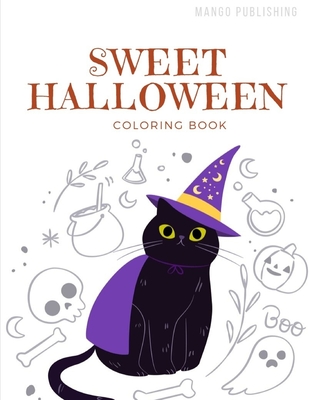 Sweet halloween coloring book coloring pages for children boys girls toddlers preschool kindergarten ages