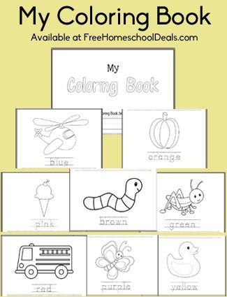 Free download my coloring book for preschool