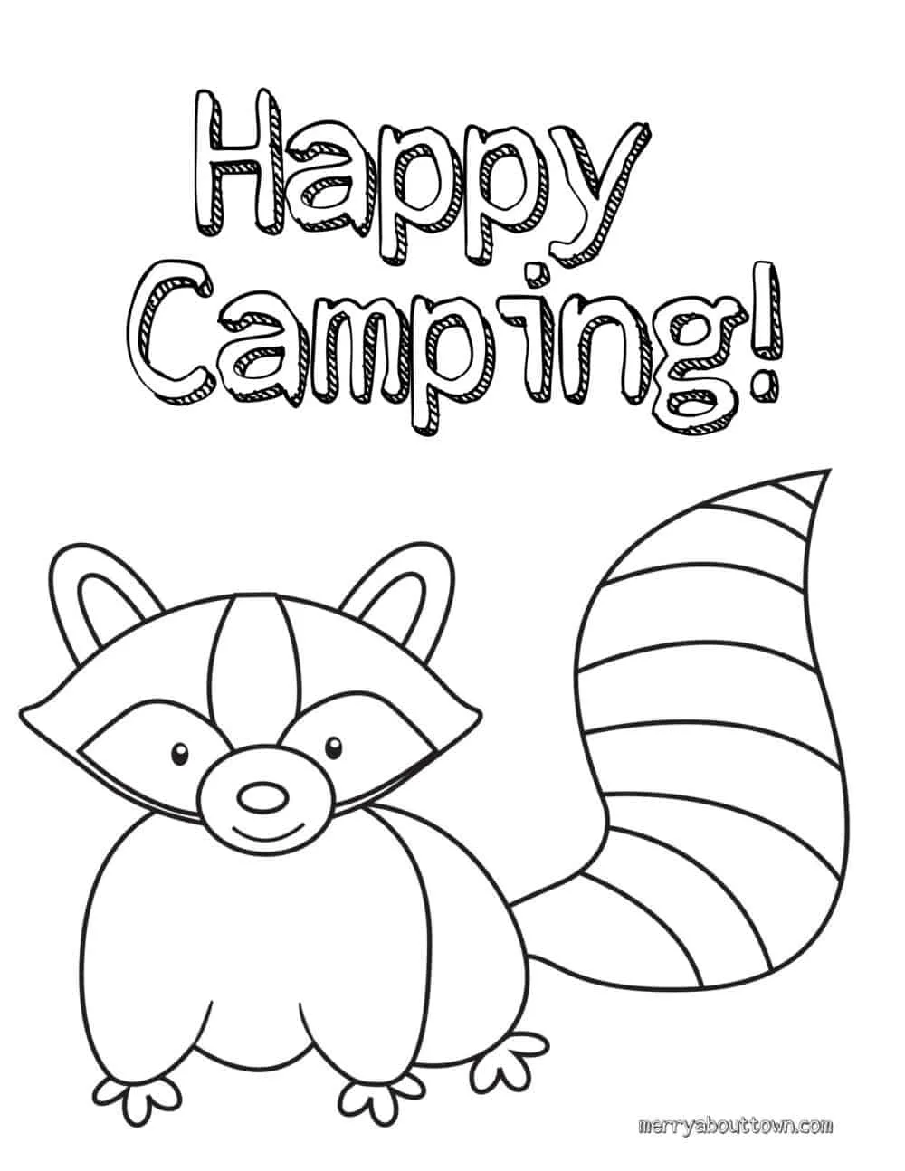 Printable camping activities for kids