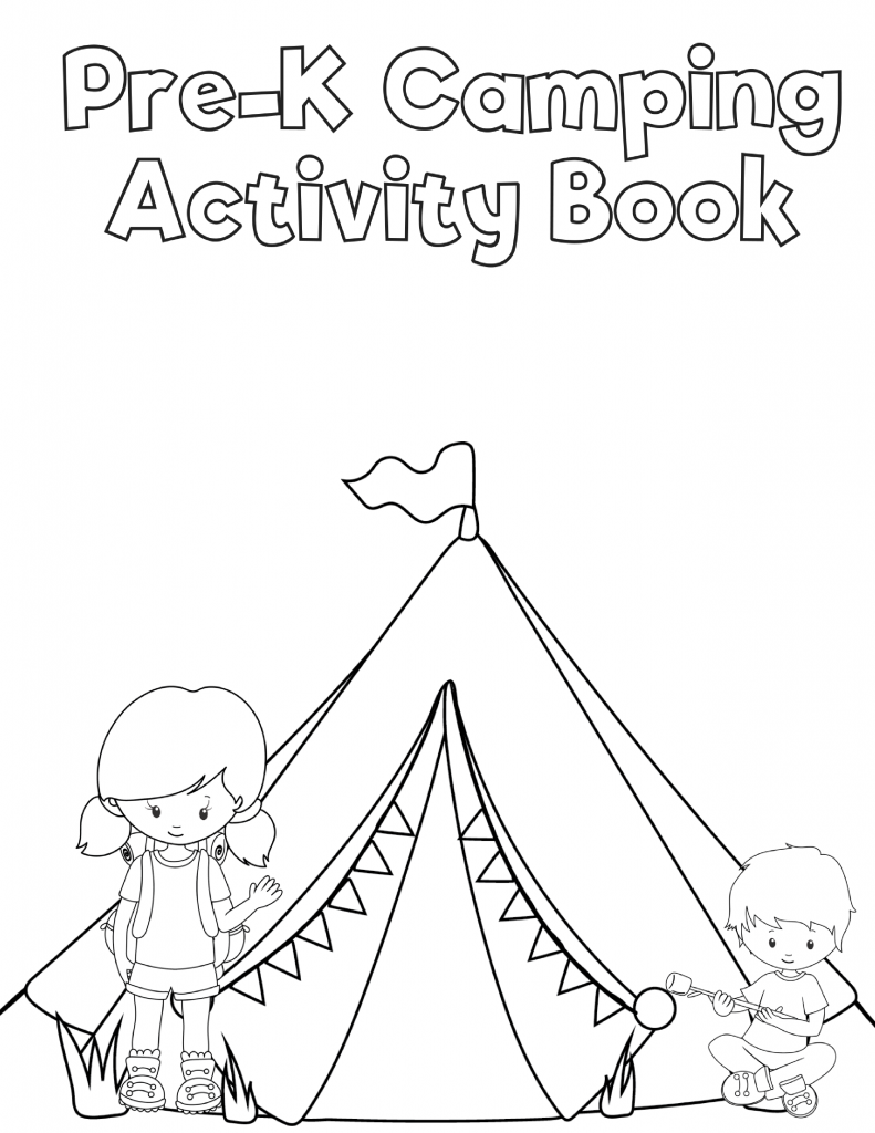 Free preschool camping printables