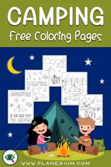 Get ready for the great outdoors free camping printables for kindergarten and elementary students