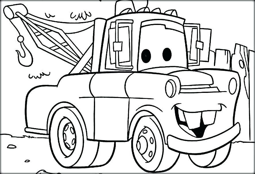 Coloring pages preschool free disney car coloring page