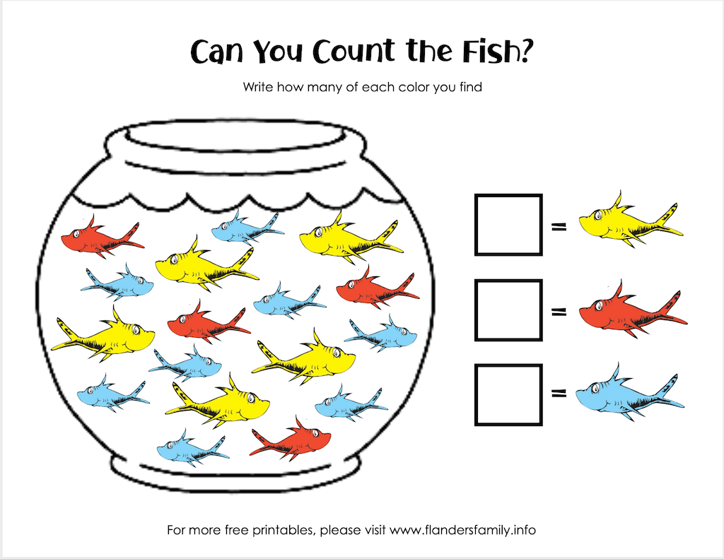 Free cat in the hat printables