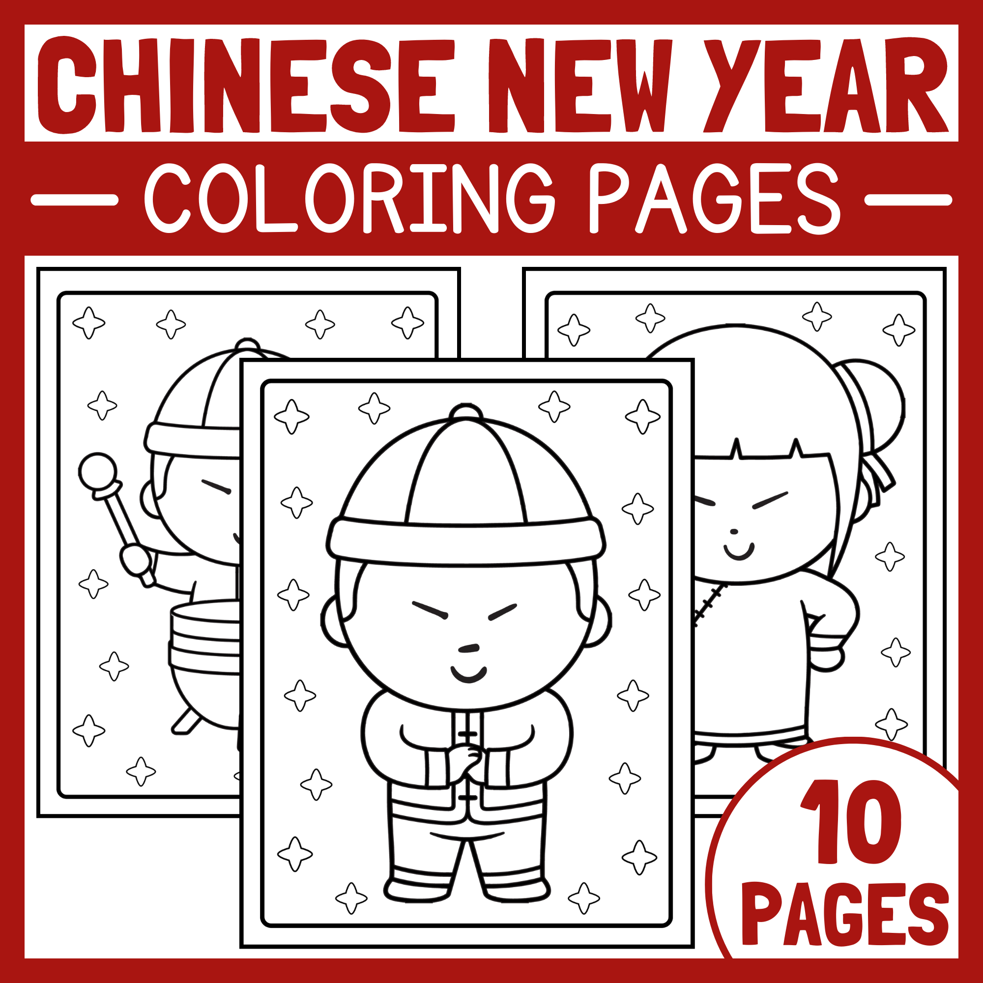 Chinese new year coloring pages chinese new year activities lunar new year made by teachers
