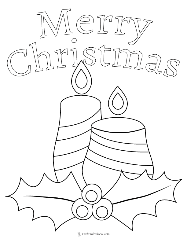 Christmas coloring pages for kids free