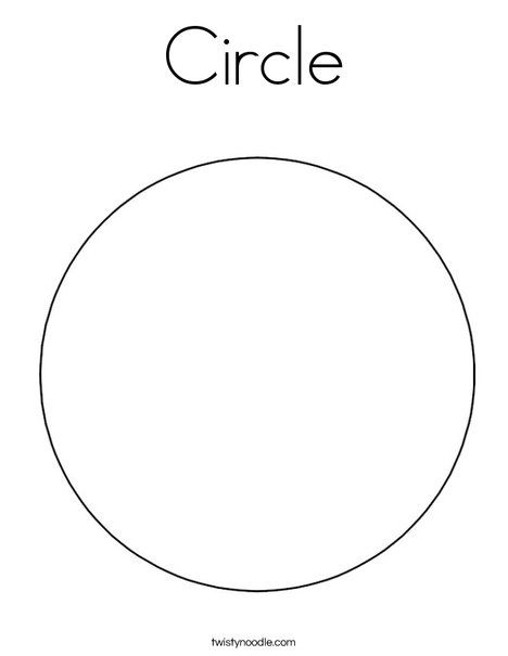 Circle coloring page preschool activities printable circle crafts preschool preschool coloring pages