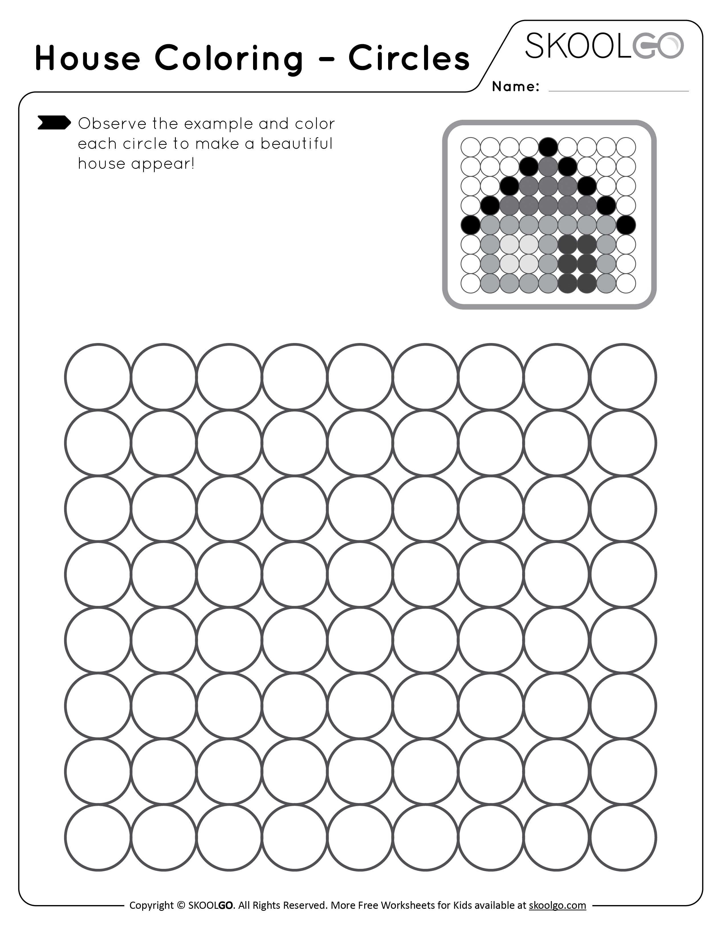House coloring