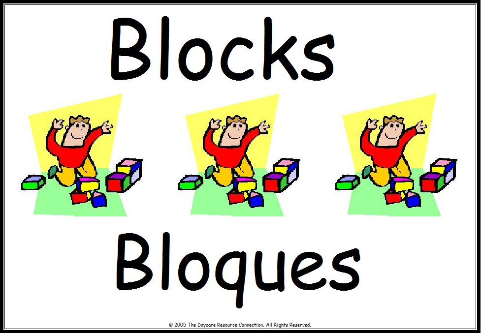 Classroom center signs