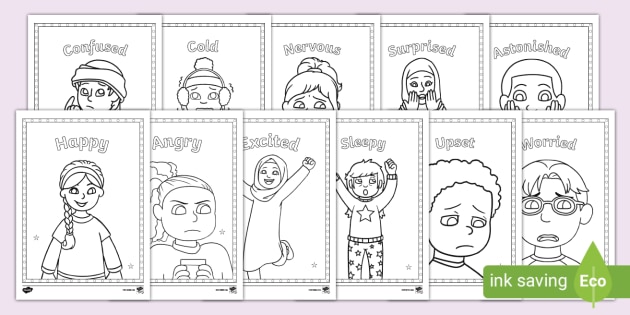 Our emotions coloring sheets teacher