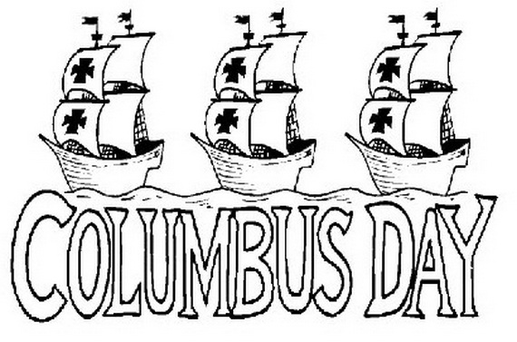 Columbus day coloring pages