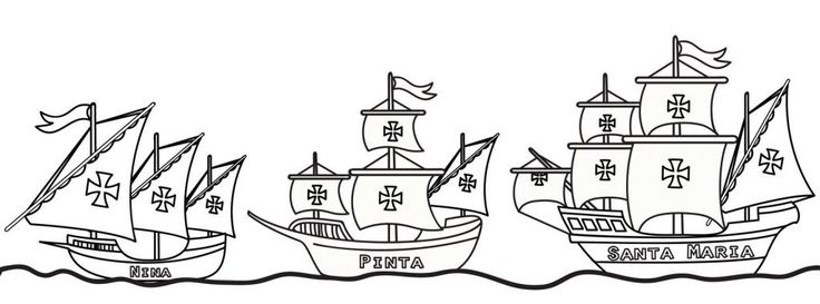 Columbus day coloring pages