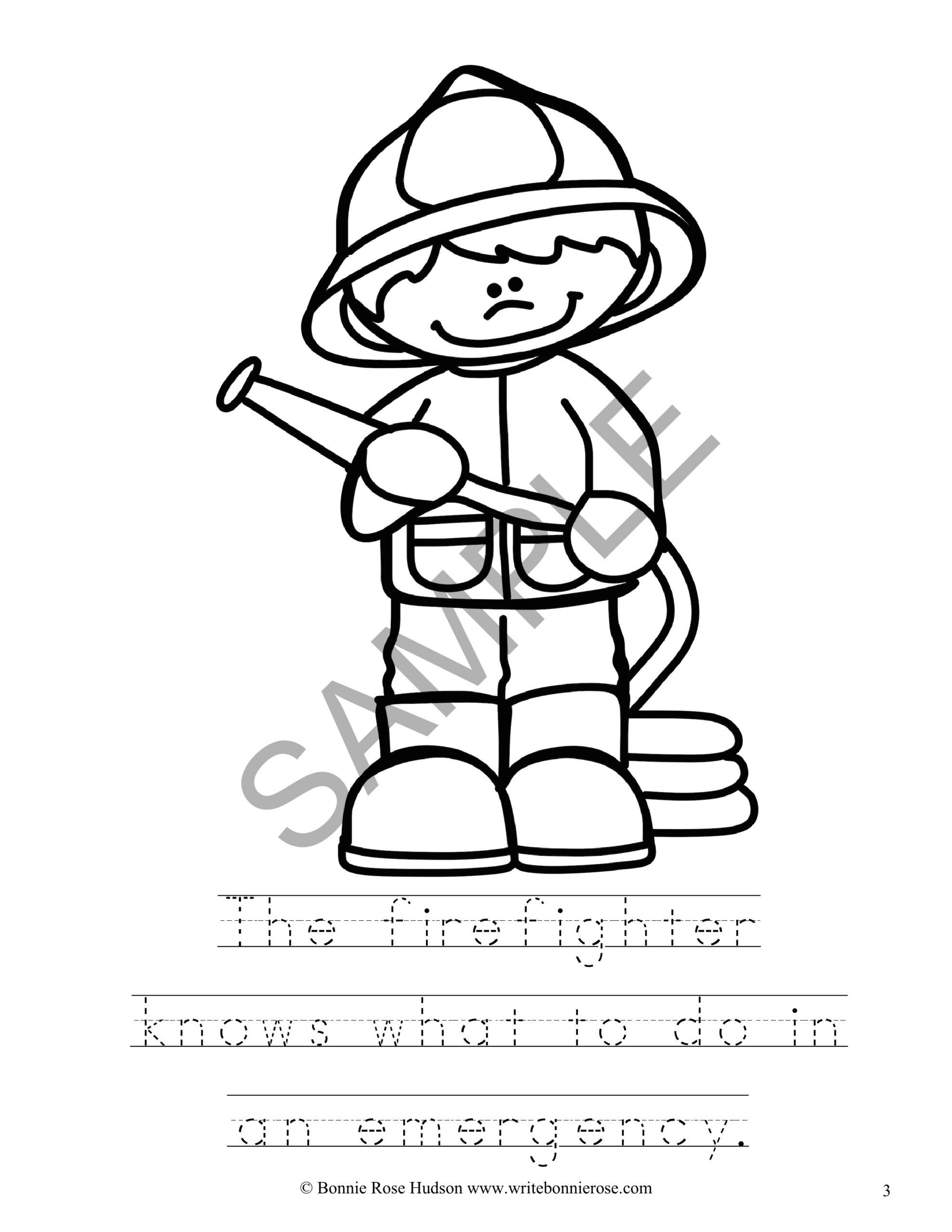 Munity helpers coloring book